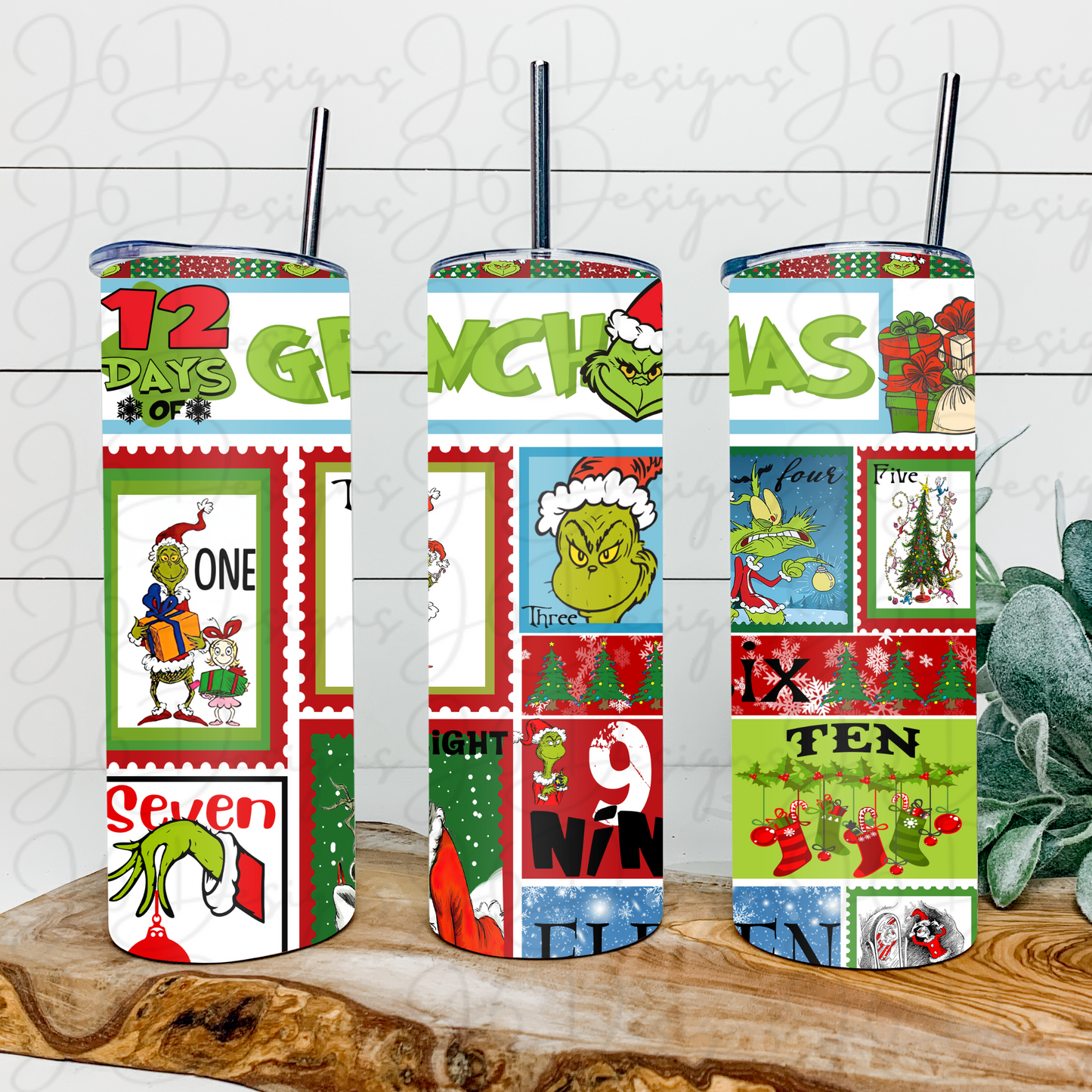 12 Days of Grinchmas Tumbler