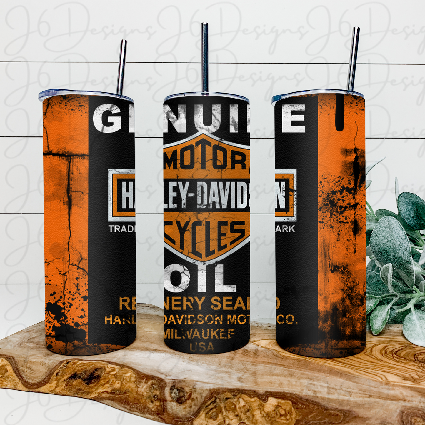 Harley Motor Oil Tumbler