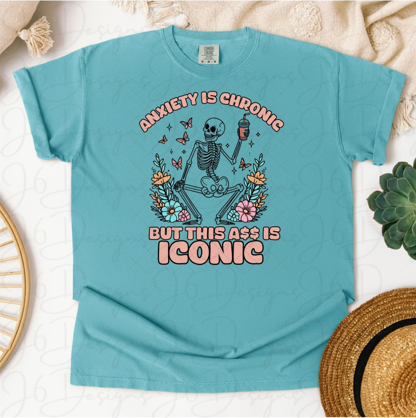 Anxiety Is Chronic T-shirt Design