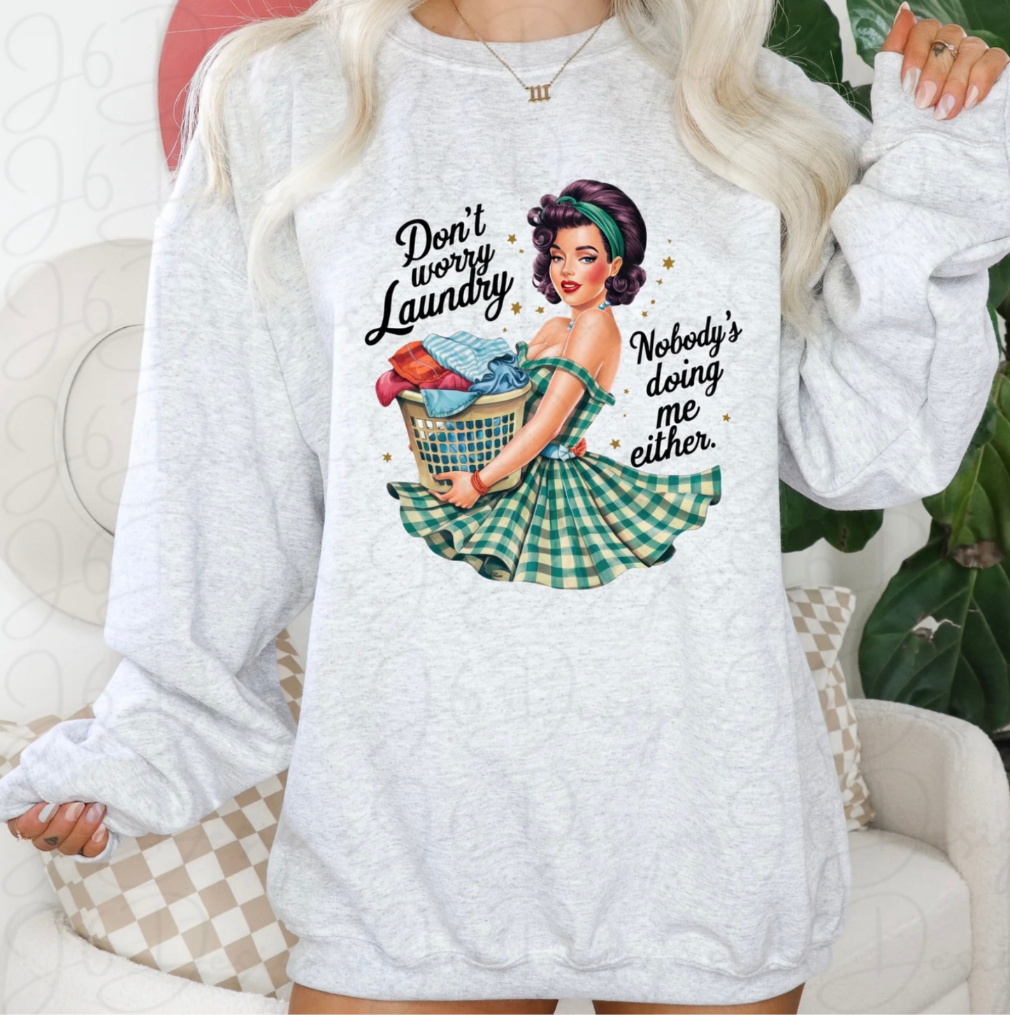 Don’t Worry Laundry T-shirt Design