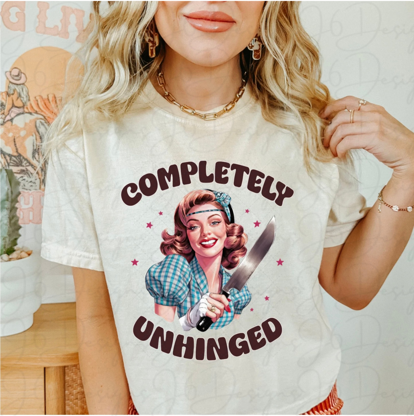 Completely Unhinged T-shirt Design