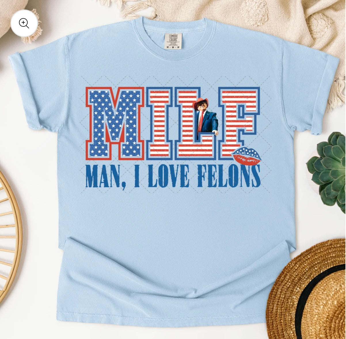 MILF T rump T-shirt Design
