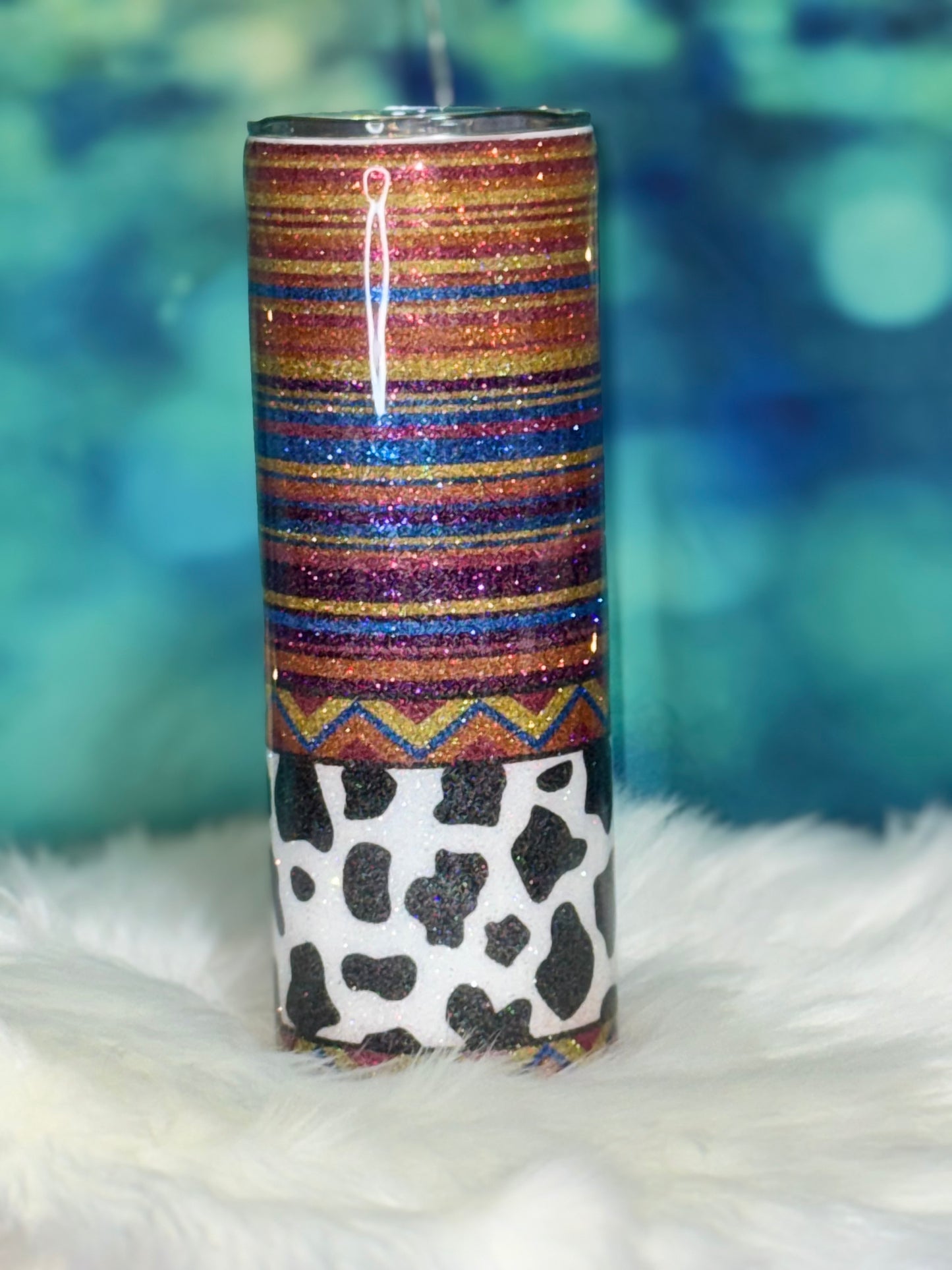 Serape Cow Tumbler