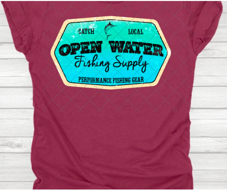 Open Water T-shirt Design