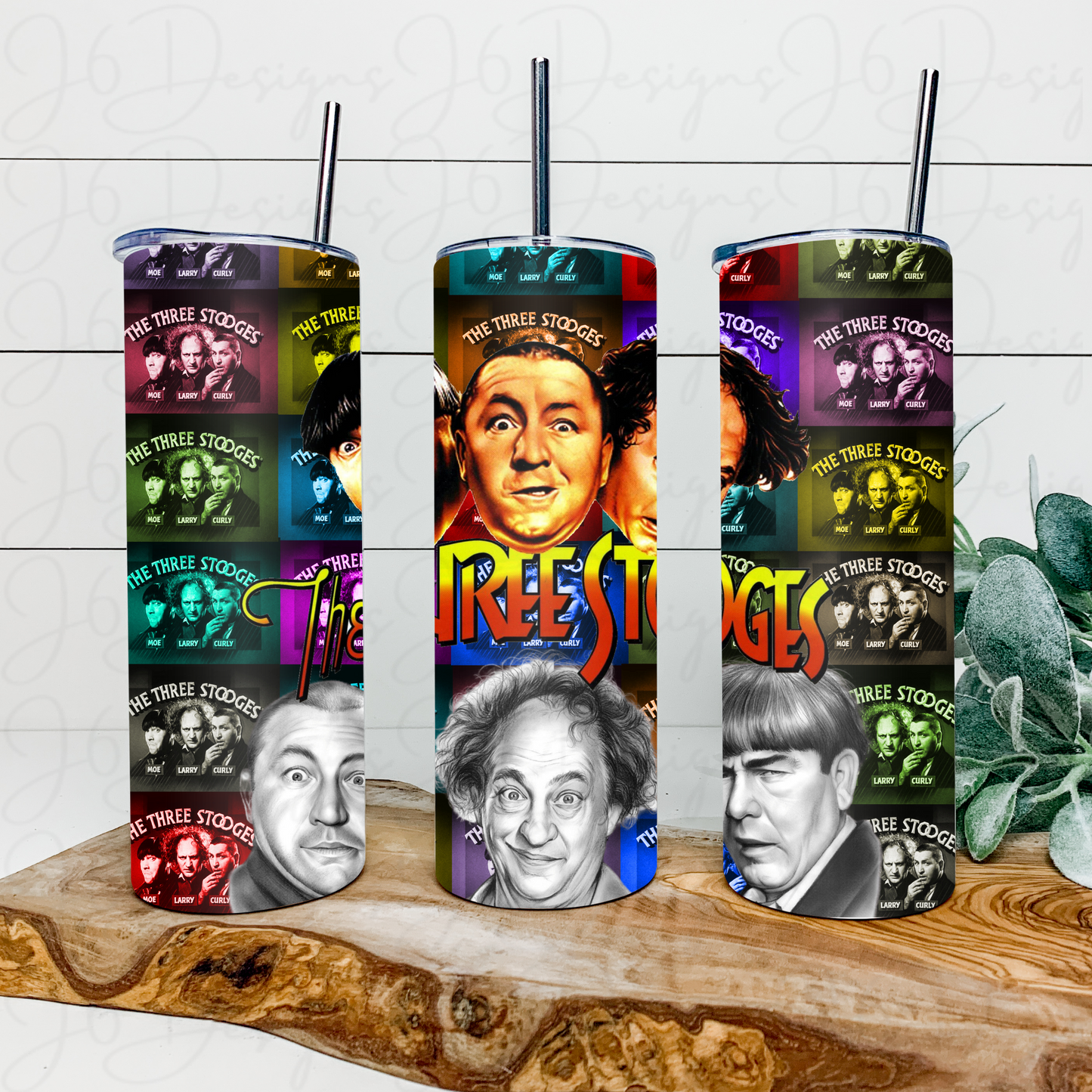 3 Stooges Tumbler