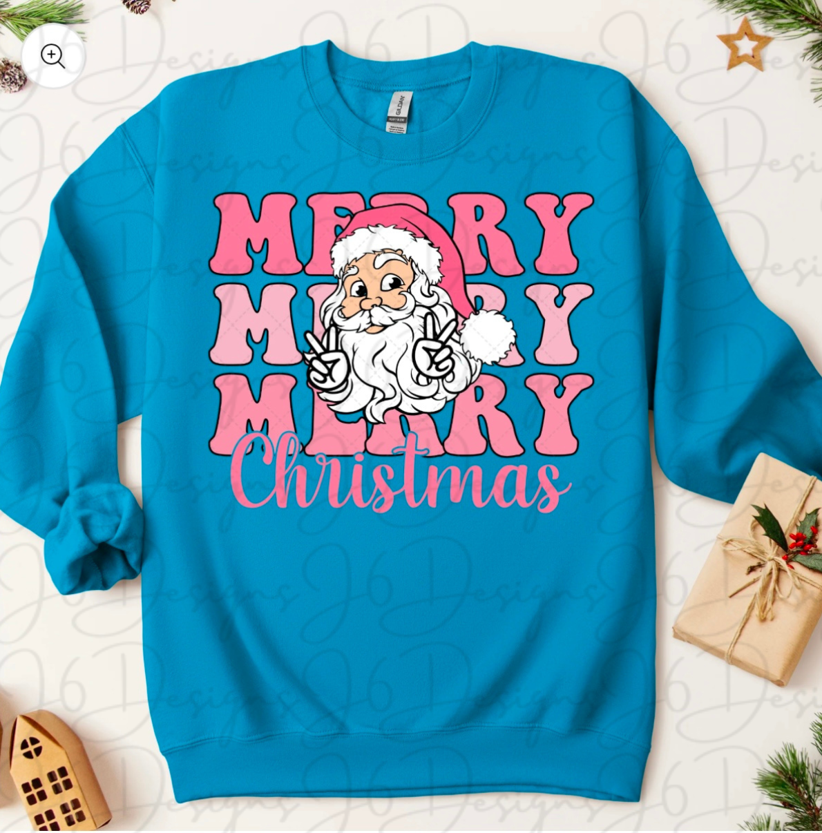 Merry Stacked T-shirt Design