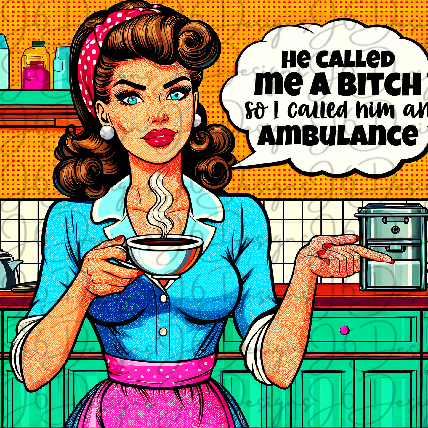 Called Him An Ambulance-Sublimation Tumbler Transfer