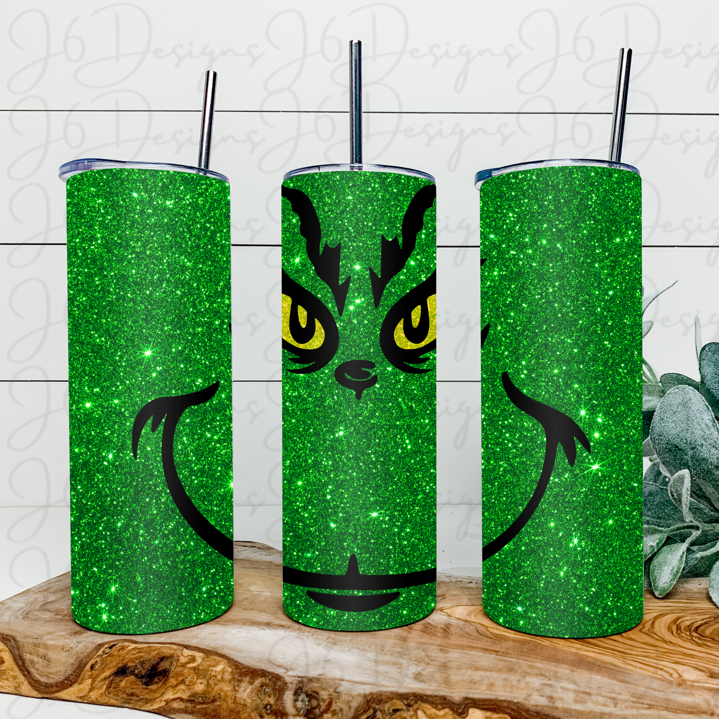 Glitter Gman Face Tumbler