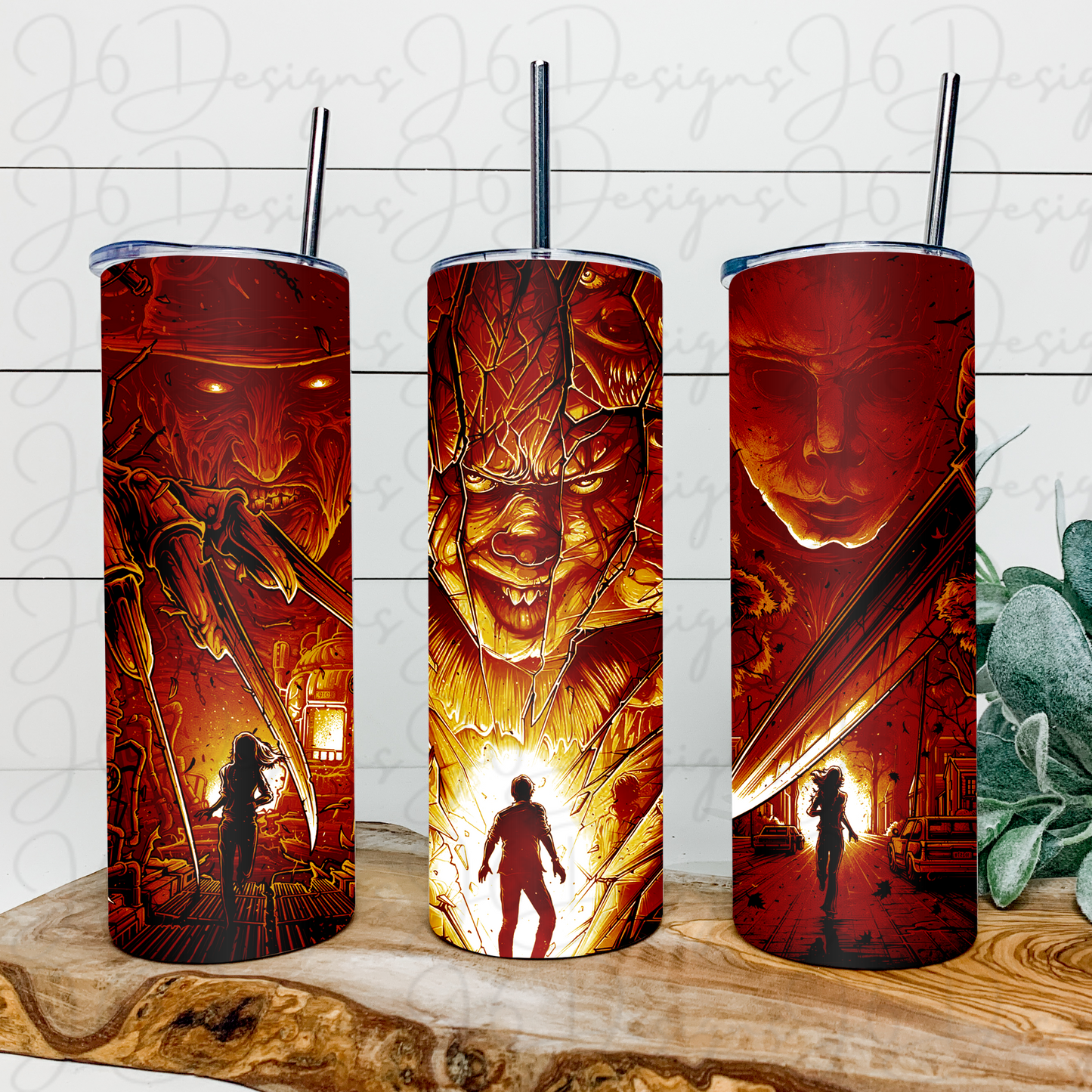 Triple Horror Tumbler