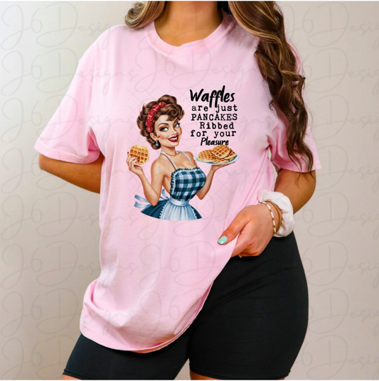 Waffles Are Pleasure T-shirt