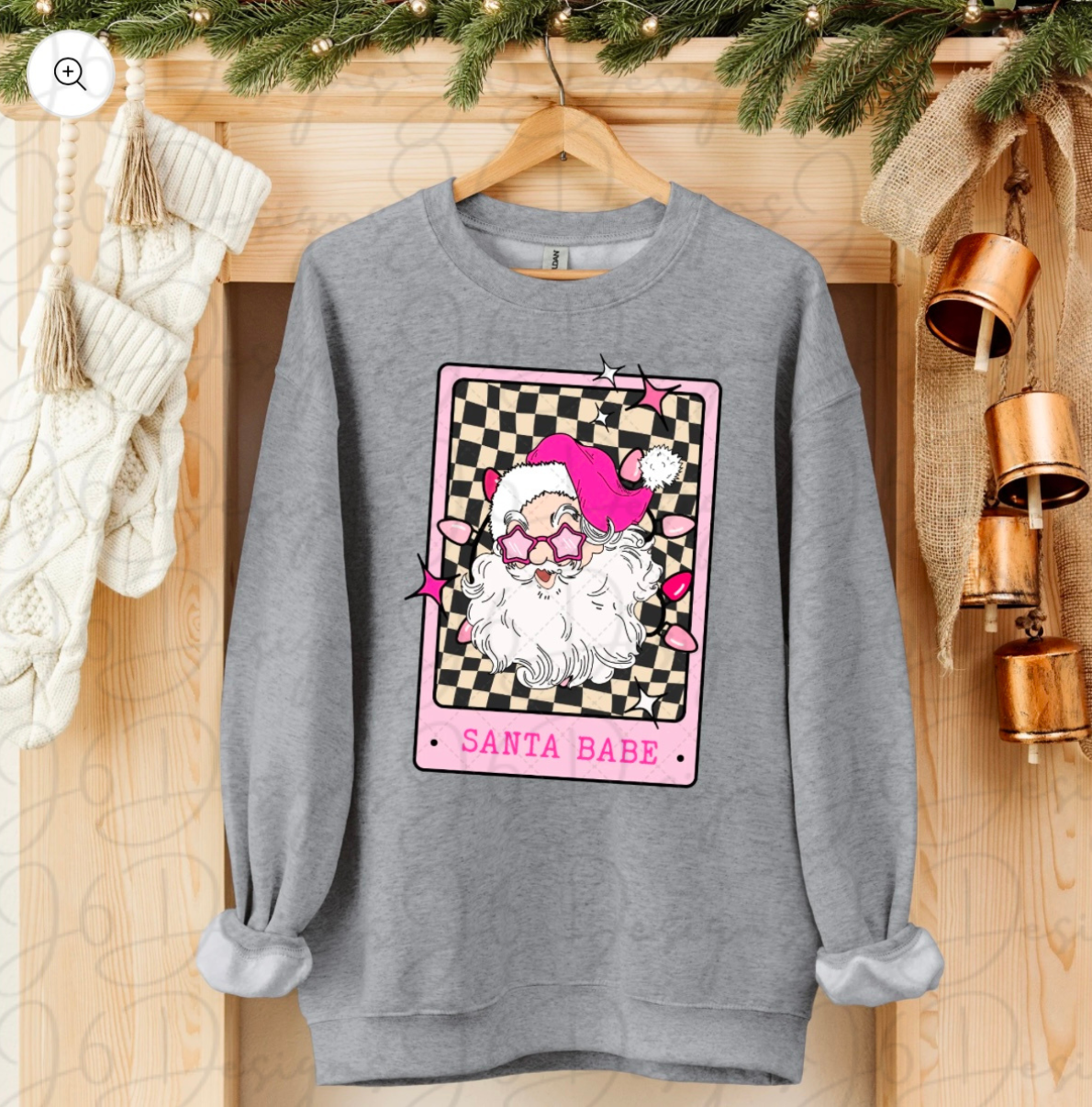 Santa Babe Tarot Card T-shirt Design
