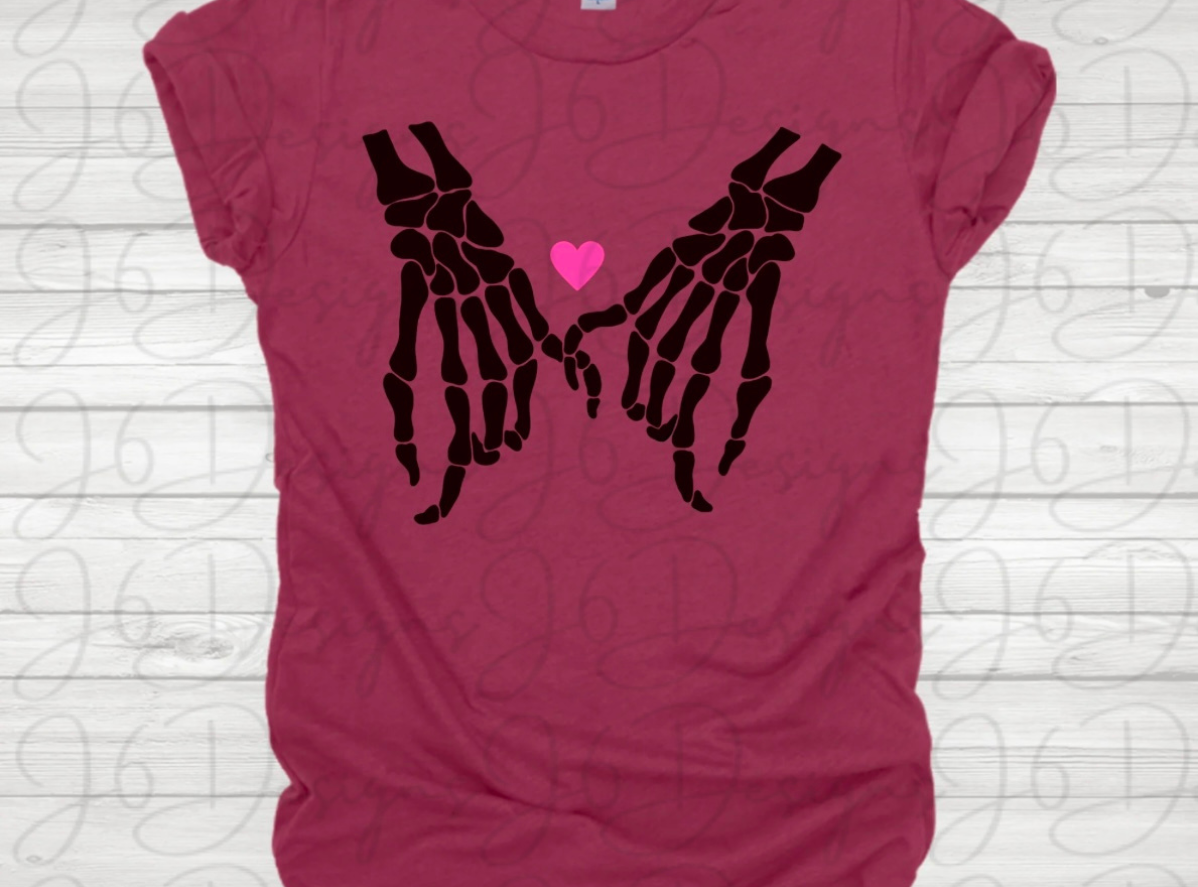 Pinky Swear Skelly Hands T-shirt