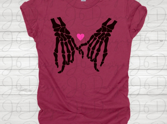 Pinky Swear Skelly Hands T-shirt