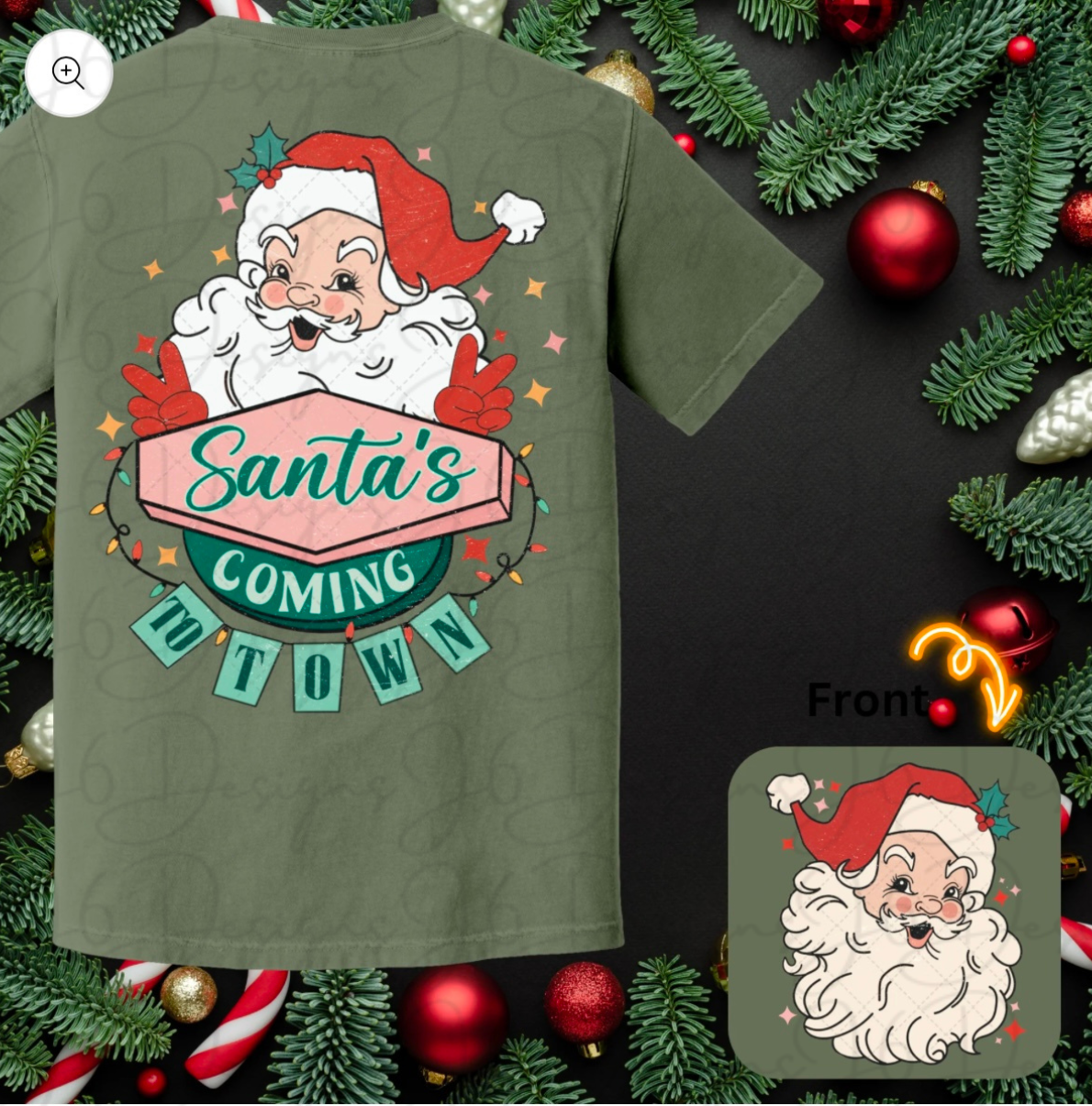 Santa’s Coming To Town T-shirt