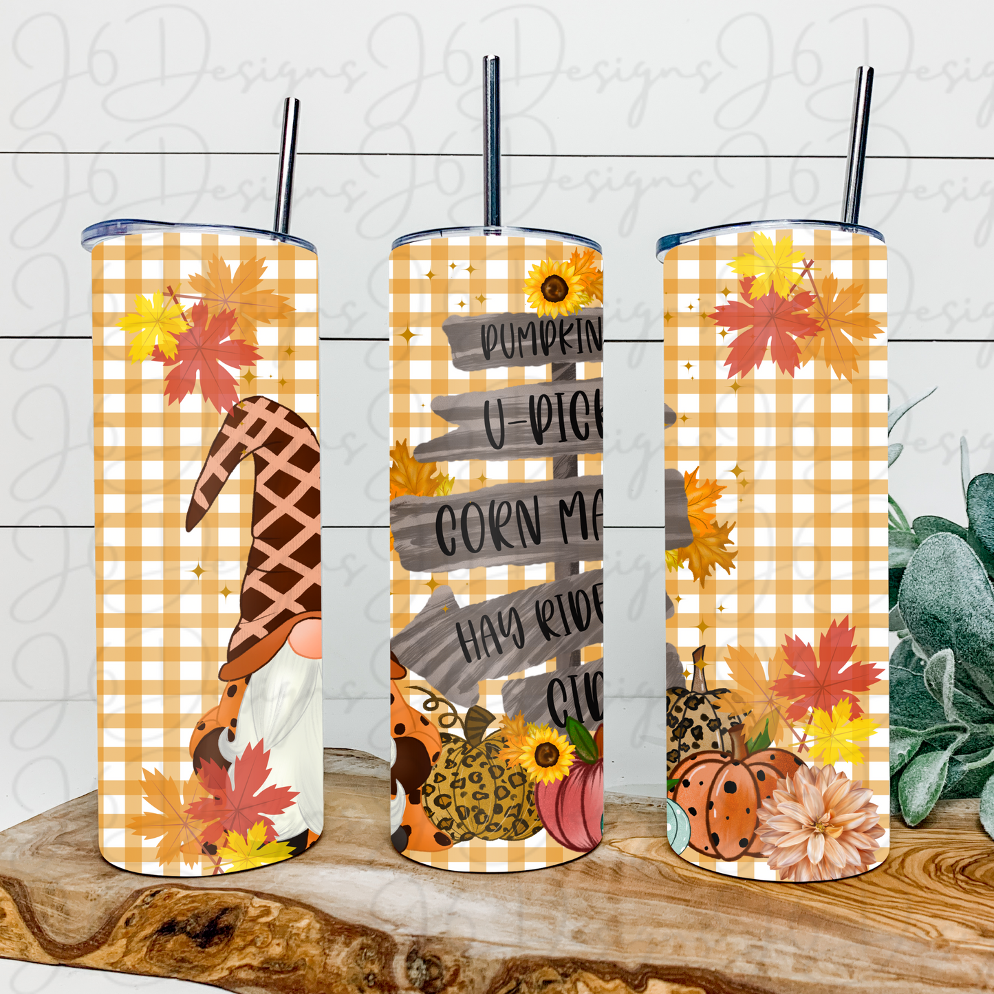 Fall Gnome Tumbler